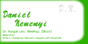 daniel nemenyi business card